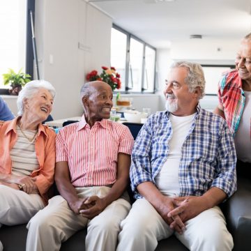 Residents enjoying community life at Gainesville Health & Rehabilitation Center